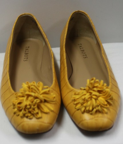 talbots yellow shoes