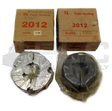 LOT OF 2 NEW TL 2012 1-1/8 TAPER LOCK BUSHING, BORE: 1-1/8", 2012-1-1/8