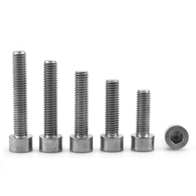 GR2 Titanium DIN912 Socket Cap Screw Hex Socket M10 M12 M16