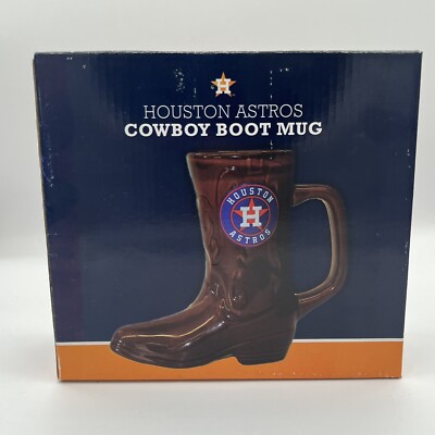 2014 Houston Astros Cowboy Boot Mug Ceramic Glass MLB Baseball