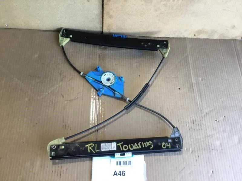 2004 VOLKSWAGEN TOUAREG REAR LEFT DRIVER SIDE DOOR POWER WINDOW REGULATOR OEM+ - Image 4 of 4