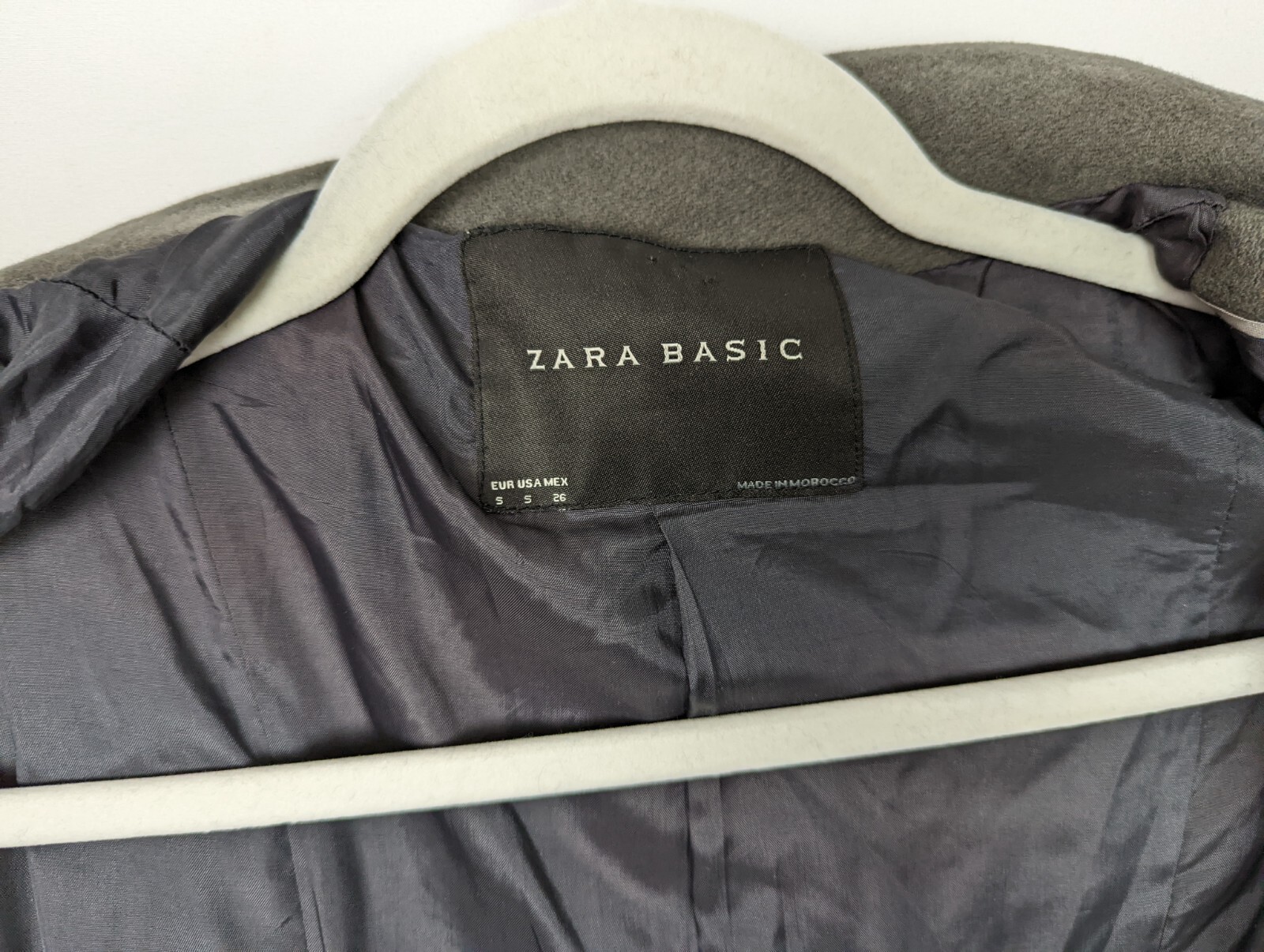 Zara Basic Double Breasted Wool Classic Military … - image 8