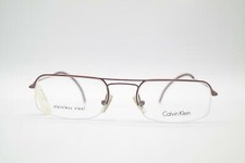 Vintage Calvin Klein 381 Purple Half-Frame Eyeglasses Frame NOS