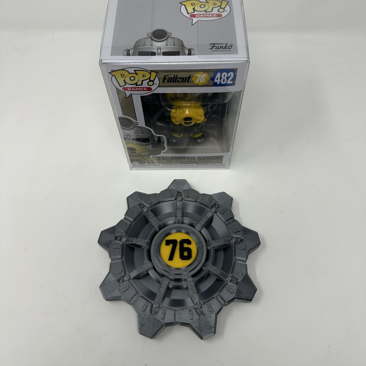 3D Printed Fallout Vault Tec Vault Door #76 fan sign for your