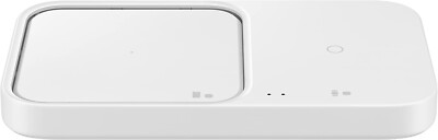 Samsung Duo Wireless Charger 15W EP-P5400 mit Ladegerät Weiß