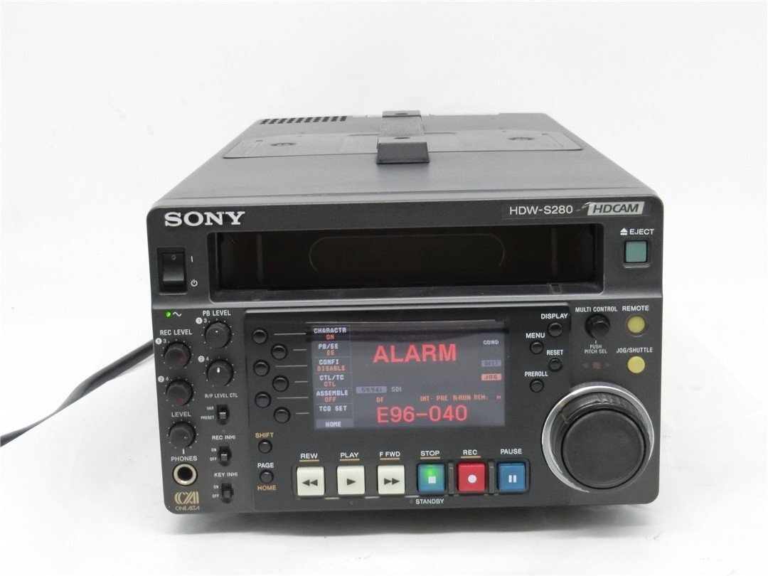 SONY HDCAM HDW-D1800 VTRデッキ 本体のみ 動作OK 正規通販】 HDW-D1800 HDCAM SONY VTRデッキ 動作OK 本体のみ