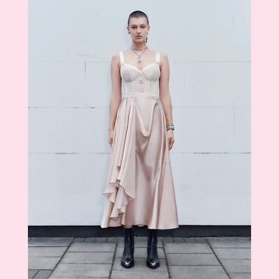 $5490 NWT ALEXANDER MCQUEEN Corseted Sweetheart Runway + Vogue