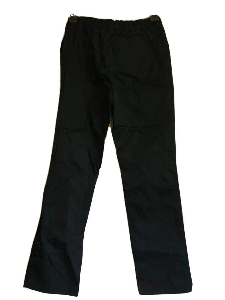 Pantalón Chino Land's End Niñas Ajuste Perfecto Cintura Elástica Hierro Rodilla Negro 14 x 28  Foto 2 de 4