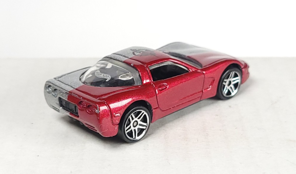 Hot Wheels loose 1997 Corvette C5 red silver Dual Cool 5 pack