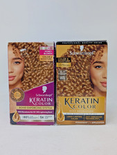 2 pack Schwarzkopf Keratin Permanent Hair Color 9.0 HONEY BLONDE COLOR  Bond