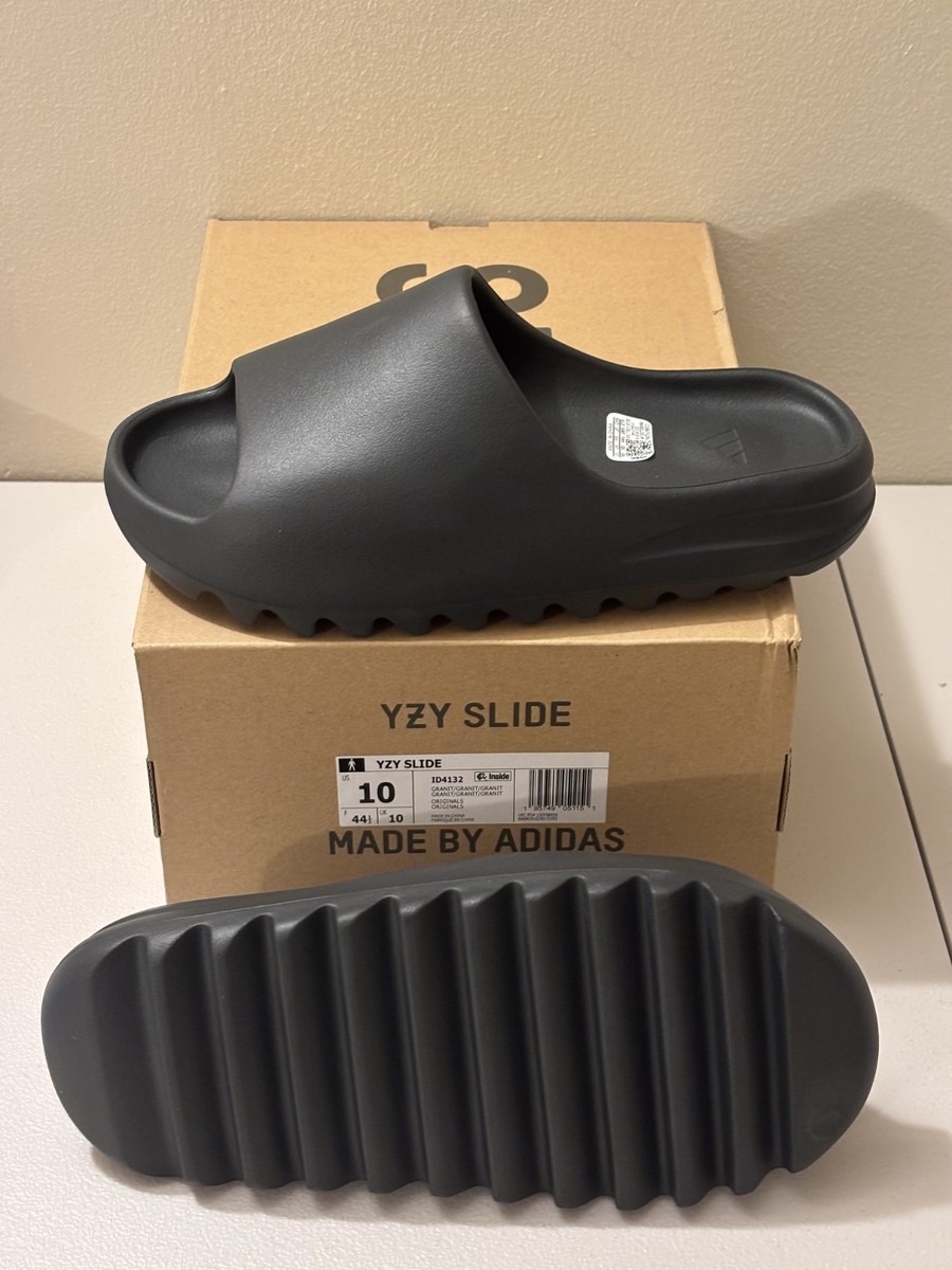 Adidas Yeezy Slide Granite (ID4132) | Size 10 | 100% AUTHENTIC