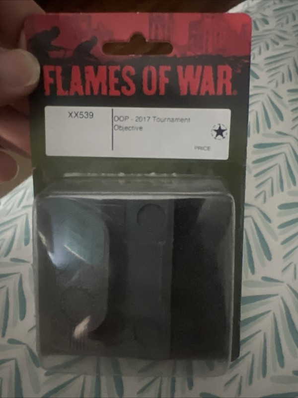 Flames Of War 15mm XX539 2017 Tournament Objective Rare Oop Nib Sealed