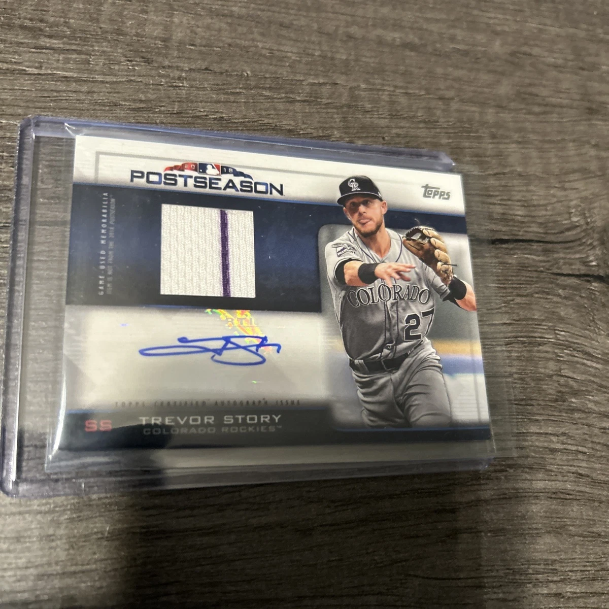 Trevor Story Baseball Serial Numbered Sports Trading Cards