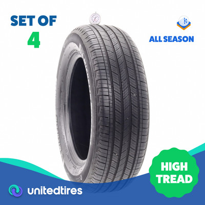 Set of (4) Used 225/65R17 Michelin Primacy A/S 102H - 8/32