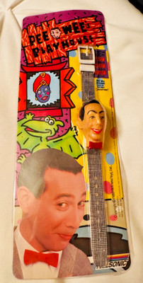 Vintage Wrist Watch PeeWee Herman Pee-Wees Play House 1988