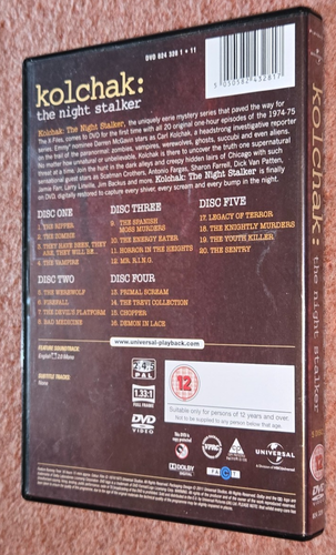Kolchak - The Night Stalker : Complete Series UK DVD Box Set - Foto 4 di 4
