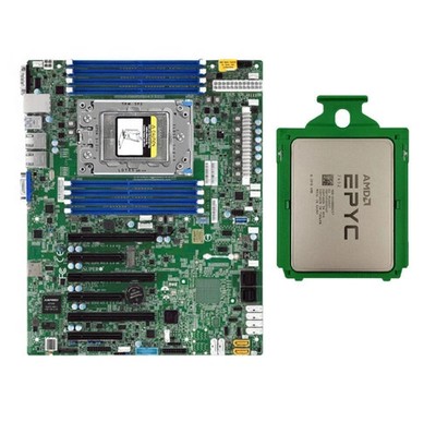 AMD EPYC 7452+Supermicro H11SSL-i 32cores 64threads 2.35 GHz motherboard+ CPU--