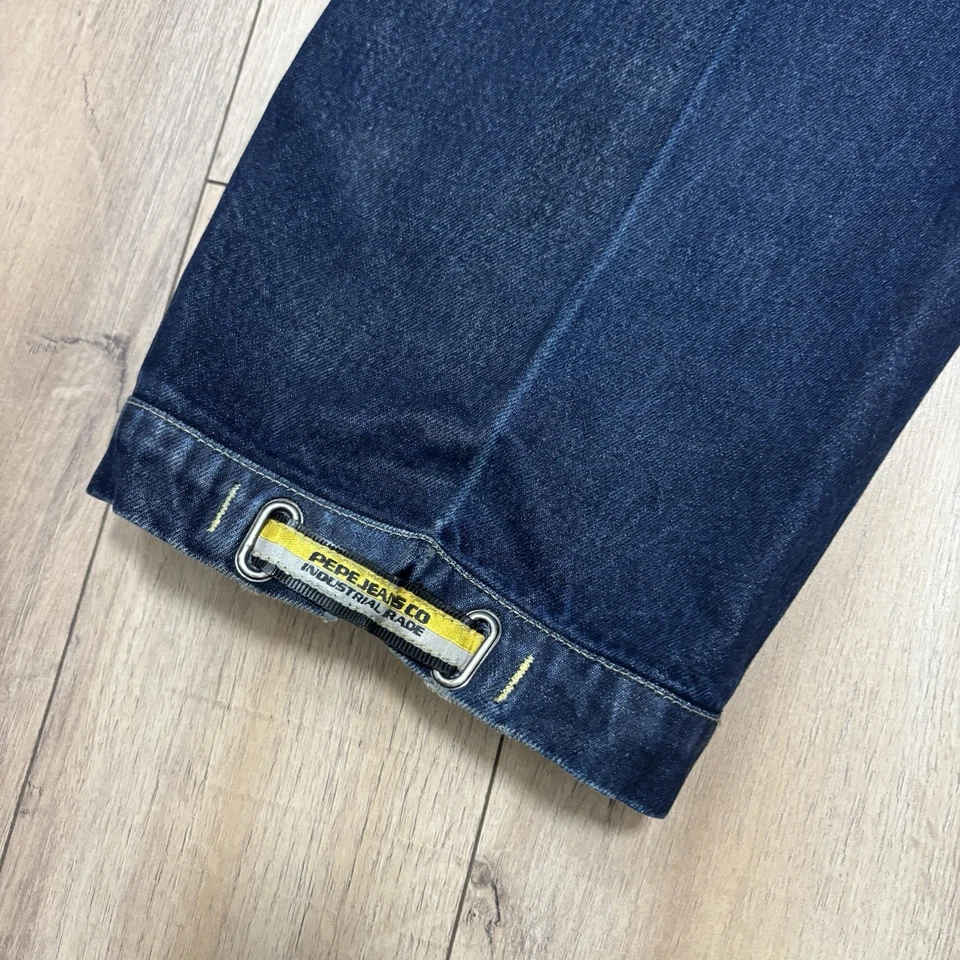 Pantalones grunge patinador azul súper holgados vintage años 90 Pepe Jeans Y2K 38 36/30 Foto 3 de 4