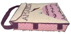 Vintage 90s Plastic Canvas Needlepoint Purple Travel Barbie Dollhouse Case — photo 8