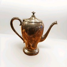 Sterling Silver Over Copper Teapot-  F.B. Rogers Silver Co.