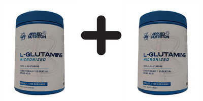2 x Applied Nutrition L-Glutamine Micronized - 500g (37,99 EUR/kg)