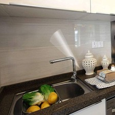 Clear Kitchen Backsplash Wall Protector Film - Heat Resistant Self-Adhesive