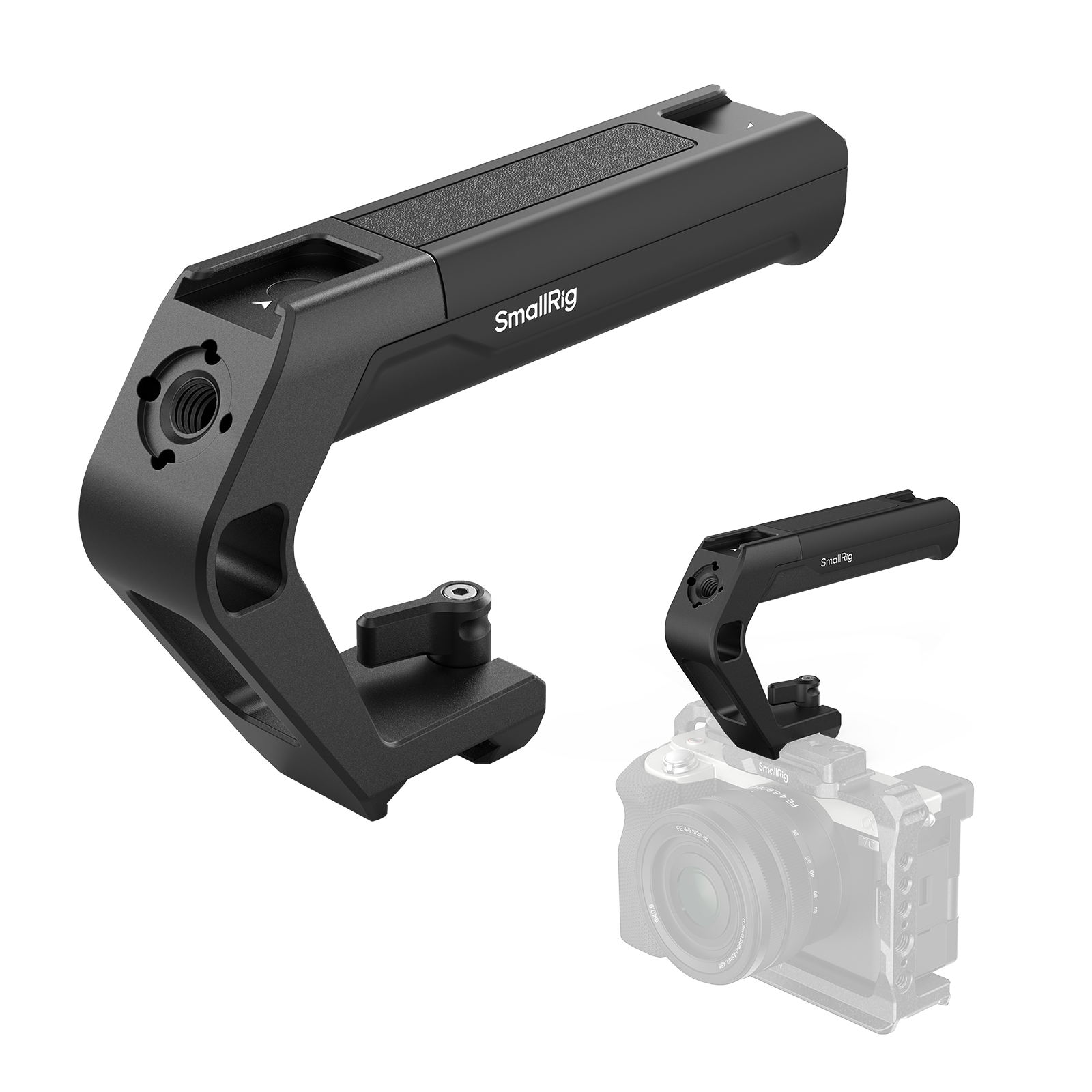 SmallRig Lightweight NATO Clamp Top Handle, Tiny Camera Top Grip Only 119g -5977