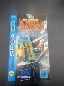 Star Wars: Rebel Assault (Sega CD, 1993) - CIB Complete No Foam Insert
