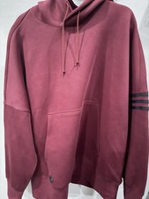 Adidas Neu 3 Stripes Hoodie Mens Size XL Trefoil Sweatshirt