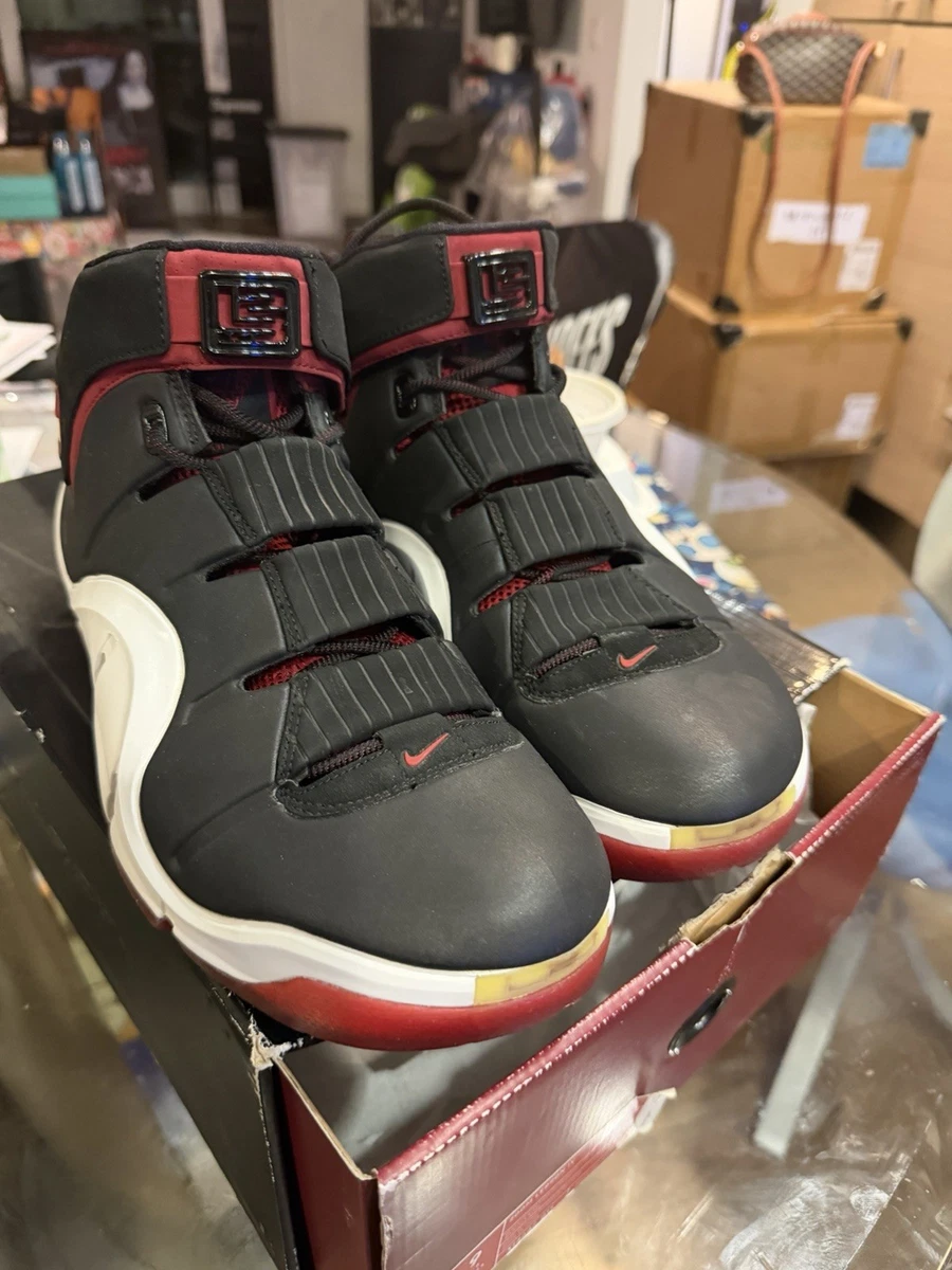 Nike Zoom LeBron 4 Black Crimson for Sale | Authenticity