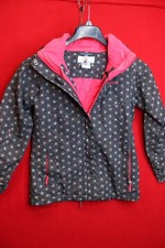 Girls Columbia Interchange Winter Jacket Medium HOODED Cute