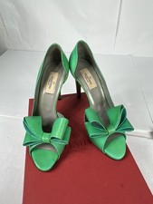 Valentino Platform Pumps Size Patent Leather Bow Luxury 37