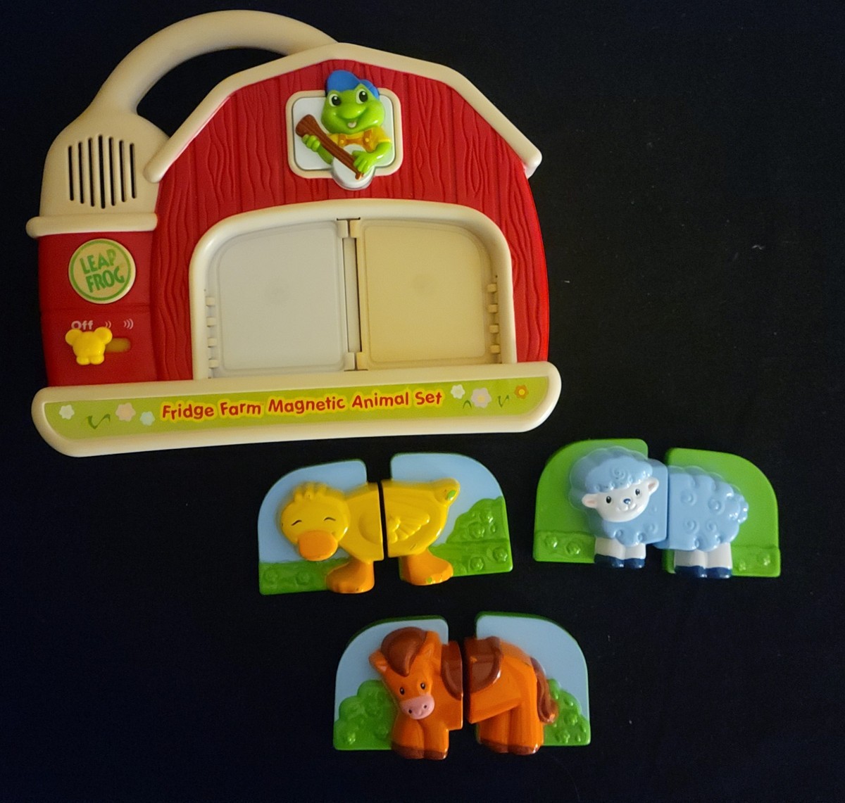 LeapFrog Fridge Farm Magnetic Animal Set VIDEO! NICE! EXCELLENT