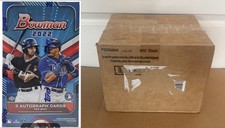 2022 Bowman Jumbo Baseball Case Factory Sealed 8 Boxes 3 Autos per box