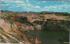 Monroe Mine Chisolm Minnesota Birds Eye View Postcard