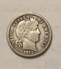 1912 D Barber Dime VF/XF