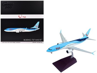 Boeing 737 MAX 8 TUI Airways G-TUMY Gemini 200 1/200 Diecast