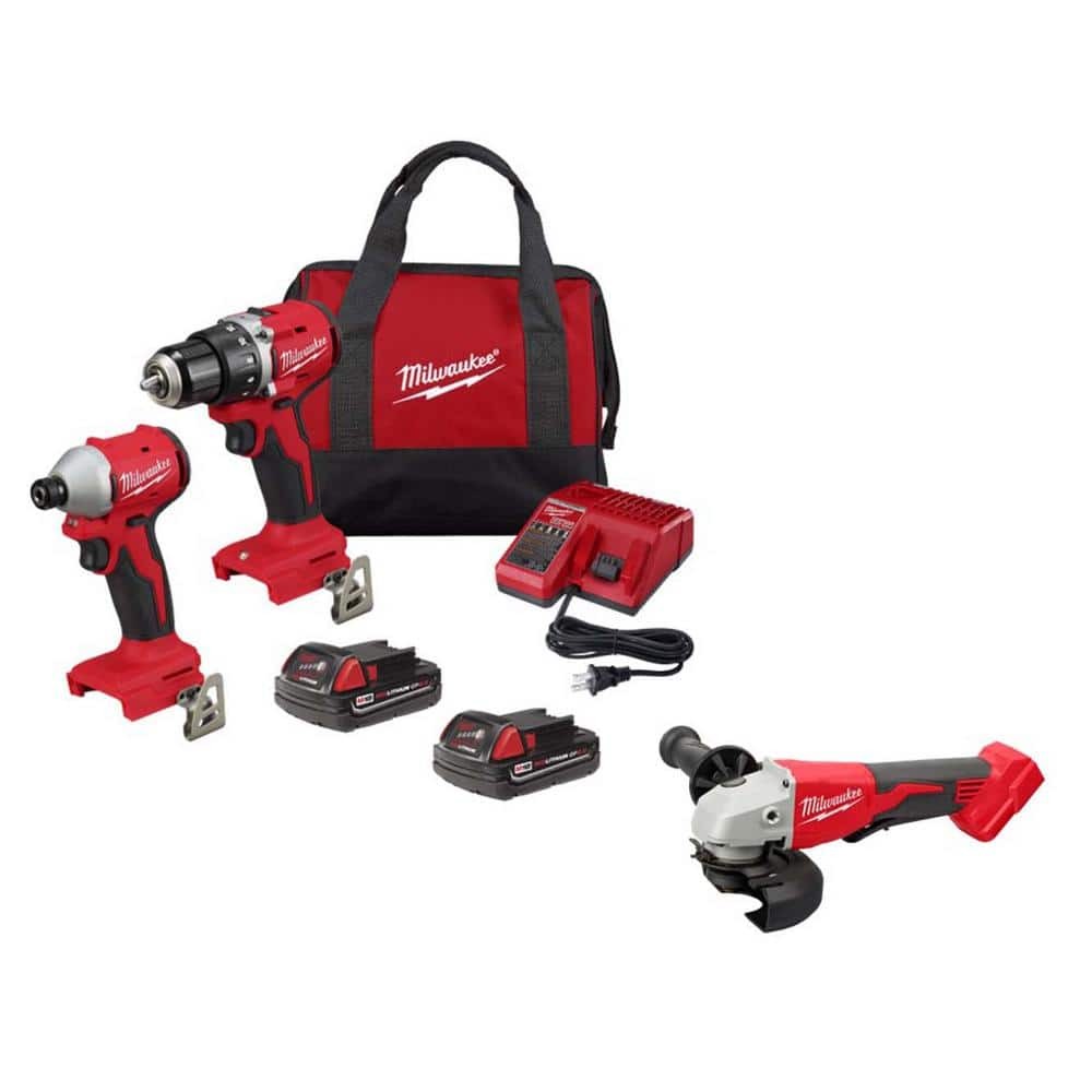 M18 18V Brushless Cordless Compact Drill and Impact Driver 2-Tool Combo Kit