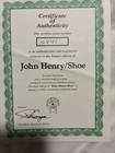 Fred Stone Framed Numbered Collectors Plate: John Henry w/ Shoe — photo 3