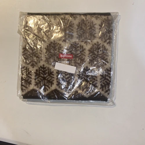 GUÊTRE DE COU FLOCON DE NEIGE SUPRÊME NEW YORK (MARRON TAN) FW18 GORE TEX OS + GRATUIT