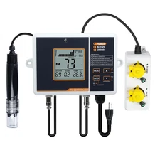 Automatic Ph Controller with Dosing Pump & Dual Relay Output for Ph up and down 