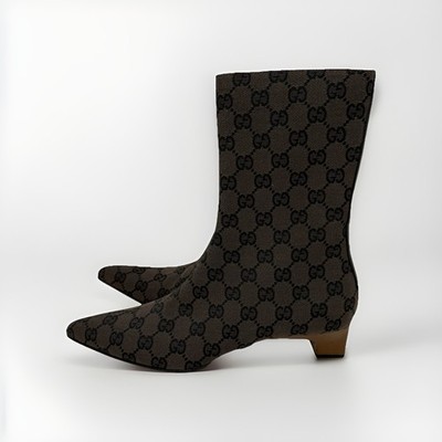 GUCCI ブーツ NEW GUCCI x ADIDAS ZX 8000 'BLACK GG MONOGRAM