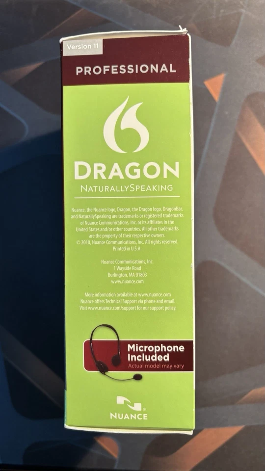 Sealed New Dragon Naturally Speaking Home Version 11 With Head Set. - Image 4 of 4