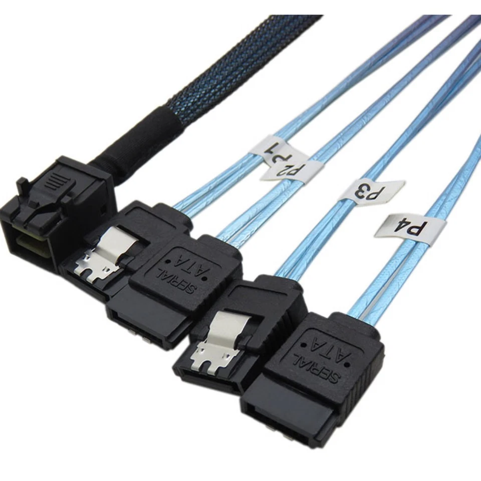 LSI SAS 9300-16I 12GB/S HBA ADAPTER CARD IT Mode 4*SFF-8643 SAS SATA Cable - Image 4 of 4