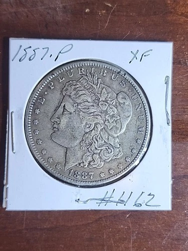 1887-P Morgan Silver Dollar ■ XF ■ #1162