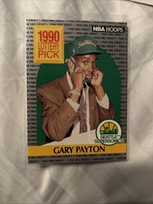 1990-91 NBA Hoops - 1990 Lottery Pick Gary Payton #391 (RC)