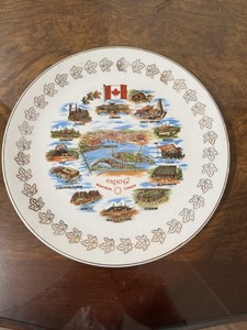Expo 67 Montreal Canada 1967 Souvenir Plate British Anchor Hostess Ware