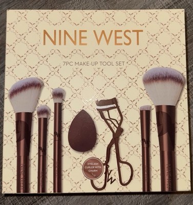 メイク道具・化粧小物 New makeup brush Nine West 7pc Make-Up Tool Set Blending, Eyeshadow, Liner, Contour