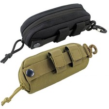 Tactical MOLLE Eyeglass Glasses Pouch with Belt Clip Sunglasses Carry Case Bag