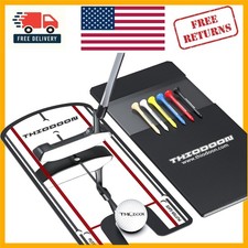 Portable Golf Putting Alignment Mirror - Precision Training  Practice Tool